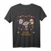 Camiseta Día de Muertos con Calaveras para Mujer, Hombre y Niños - Disfraz de Esqueleto para Halloween y Celebraciones Mexicanas