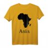 Lustiges Afrika-Asia T-Shirt für Reisen, Abenteuer & Humor – Perfektes Geschenk für Weltenbummler, Studenten & Geographie-Fans