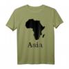 Lustiges Afrika-Asia T-Shirt für Reisen, Abenteuer & Humor – Perfektes Geschenk für Weltenbummler, Studenten & Geographie-Fans