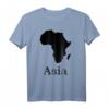 Lustiges Afrika-Asia T-Shirt für Reisen, Abenteuer & Humor – Perfektes Geschenk für Weltenbummler, Studenten & Geographie-Fans
