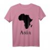 Lustiges Afrika-Asia T-Shirt für Reisen, Abenteuer & Humor – Perfektes Geschenk für Weltenbummler, Studenten & Geographie-Fans