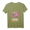 Damen Flamingo T-Shirt mit V-Ausschnitt - Lustiges Partyoutfit für Junggesellinnenabschied, Festival & Mädelsabend