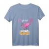 Damen Flamingo T-Shirt mit V-Ausschnitt - Lustiges Partyoutfit für Junggesellinnenabschied, Festival & Mädelsabend
