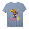 Kinder 8. Geburtstag Jungen - Lustiges Ninja T-Shirt für den kleinen Kampfsportler, perfekt als Geburtstagsgeschenk oder Outfit für den Kindergarten