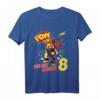Kinder 8. Geburtstag Jungen - Lustiges Ninja T-Shirt für den kleinen Kampfsportler, perfekt als Geburtstagsgeschenk oder Outfit für den Kindergarten