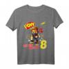 Kinder 8. Geburtstag Jungen - Lustiges Ninja T-Shirt für den kleinen Kampfsportler, perfekt als Geburtstagsgeschenk oder Outfit für den Kindergarten
