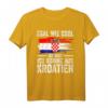Kroatisch Kroatisch T-Shirt - Land der Liebe, kroatische Flagge & Hrvatska Design für Kroaten und Kroatien-Fans