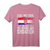 Kroatisch Kroatisch T-Shirt - Land der Liebe, kroatische Flagge & Hrvatska Design für Kroaten und Kroatien-Fans
