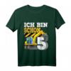 Kinder 5. Geburtstag Bagger T-Shirt - Lustiges Baustellen-Shirt für Jungen und Mädchen, perfektes Geschenk für den fünften Geburtstag