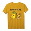 Pizza Hawaii Ananas Pizza essen T-Shirt – Lustiges Love is Love Outfit für Pizza Fans & Geburtstagsgeschenke
