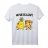 Pizza Hawaii Ananas Pizza essen T-Shirt – Lustiges Love is Love Outfit für Pizza Fans & Geburtstagsgeschenke