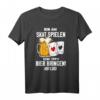 Bin am Skat spielen Skatspieler T-Shirt – Lustiges Design für den Skatabend und den Skatverein