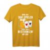 Bin am Skat spielen Skatspieler T-Shirt – Lustiges Design für den Skatabend und den Skatverein