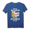 Bin am Skat spielen Skatspieler T-Shirt – Lustiges Design für den Skatabend und den Skatverein