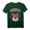 Lustiges Rentier Weihnachts-Shirt für Damen und Herren - Weihnachtsoutfit, Pyjama & Geschenkidee für Kinder, Partner & Freunde