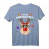 Lustiges Rentier Weihnachts-Shirt für Damen und Herren - Weihnachtsoutfit, Pyjama & Geschenkidee für Kinder, Partner & Freunde