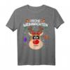 Lustiges Rentier Weihnachts-Shirt für Damen und Herren - Weihnachtsoutfit, Pyjama & Geschenkidee für Kinder, Partner & Freunde