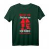 Lustiges Shisha Spruch T-Shirt - 'Macht die Shisha an, der König will Rauchen' für Raucher, Freunde & Shisha-Lounge Fans