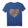 Lustiges Bücherwurm Bücherherz T-Shirt – Perfektes Geschenk für Buchliebhaber, Lehrer, Bibliothekare & Literaturliebhaber