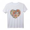 Lustiges Bücherwurm Bücherherz T-Shirt – Perfektes Geschenk für Buchliebhaber, Lehrer, Bibliothekare & Literaturliebhaber