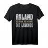 Lustiges Vorname Roland T-Shirt – Personalisiertes Geschenk für Männer, Kinder und Jungen mit Namen Roland