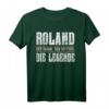 Lustiges Vorname Roland T-Shirt – Personalisiertes Geschenk für Männer, Kinder und Jungen mit Namen Roland