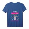 Damen Ich bin die Braut T-Shirt für Junggesellinnenabschied & Polterabend - Lustiges Unicorn Gruppenshirt mit V-Ausschnitt für die Brautcrew