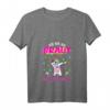Damen Ich bin die Braut T-Shirt für Junggesellinnenabschied & Polterabend - Lustiges Unicorn Gruppenshirt mit V-Ausschnitt für die Brautcrew