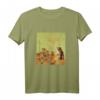 Lustiges Katzenkunst T-Shirt mit Van Gogh Sonnenblumen - Pop-Art Katzenmotive für Katzenliebhaber & Kunstfans