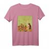Lustiges Katzenkunst T-Shirt mit Van Gogh Sonnenblumen - Pop-Art Katzenmotive für Katzenliebhaber & Kunstfans