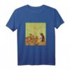 Lustiges Katzenkunst T-Shirt mit Van Gogh Sonnenblumen - Pop-Art Katzenmotive für Katzenliebhaber & Kunstfans