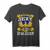 Oberschlesien Schlesischer Adler Spruch T-Shirt – Stolzes Heimatmotiv mit Fahne und Totenkopf für Herren, perfekte Geschenkidee für Schlesien-Liebhaber