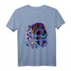 Sugar Skull Blumen Tag der Toten Dia Muertos T-Shirt – Perfektes Geschenk für Día de los Muertos Fans, Halloween & Geburtstage für Männer, Frauen & Kinder