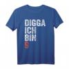 Digga ich bin 9 Jahre T-Shirt – Lustiges Geburtstagsgeschenk für Jungen und Mädchen zum 9. Geburtstag