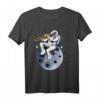 Astronaut Mond Universum Sterne T-Shirt – Für Weltraum- und Musikliebhaber, perfekte Geschenkidee zu Weihnachten & Geburtstag