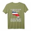 Costa Rica Flagge T-Shirt - Perfektes Geschenk für Urlauber, Fans & Menschen mit Wurzeln in Costa Rica