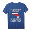 Costa Rica Flagge T-Shirt - Perfektes Geschenk für Urlauber, Fans & Menschen mit Wurzeln in Costa Rica