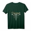 Damen T-Shirt Sassenach Libelle | Beiges V-Ausschnitt T-Shirt mit schottischem Design – Perfektes Geschenk für Highlander & Schottland-Fans