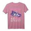 Lustiges Katzen Nachthemd mit Müde Spruch - Bequeme Pyjama für Katzenliebhaber, Damen, Herren & Kinder, Perfekt als Geschenk zum Geburtstag & Weihnachten