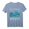 Glück kommt in Wellen, Surfen und Wellenreiten T-Shirt – Vintage Wellendesign für Surfer, Wassersportler & Strandliebhaber