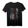 HapMonkey Anwalt T-Shirt mit USA-Flagge – Patriotisches Geschenk für Juristen, Familienfeste & nationale Feiern