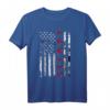 HapMonkey Anwalt T-Shirt mit USA-Flagge – Patriotisches Geschenk für Juristen, Familienfeste & nationale Feiern