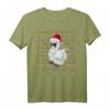 Ugly Christmas Seidenhuhn T-Shirt - Lustiges Weihnachtsgeschenk für Hühnerliebhaber, Züchter & Seidenhühner Fans