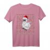 Ugly Christmas Seidenhuhn T-Shirt - Lustiges Weihnachtsgeschenk für Hühnerliebhaber, Züchter & Seidenhühner Fans