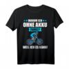 Warum Ich Ohne Akku Fahre Weil Ich Es Kann - Lustiges Fahrrad T-Shirt für Radfahrer, Biker & Radsportliebhaber als Geschenkidee