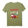Kinder Feuerwehrauto T-Shirt zum 3. Geburtstag für Jungen und Mädchen - Lustiges Geburtstagsoutfit & Geschenkidee für Feuerwehr-Fans