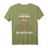 Warum ich ohne Akku fahre weil ich es kann Mountain Bike T-Shirt – Lustige Fahrradbekleidung für Radfahrer & Mountainbiker