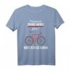 Warum ich ohne Akku fahre weil ich es kann Mountain Bike T-Shirt – Lustige Fahrradbekleidung für Radfahrer & Mountainbiker