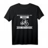 Warum ich ohne Akku fahre weil ich es kann - Lustiges Rennrad T-Shirt für Fahrradfahrer mit Humor