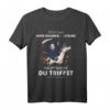 Lustiges T-Shirt mit Spruch: Bitte Lass Hirn Regnen Oder Steine - Humorvolles Geburtstagsgeschenk für Ironiefans
